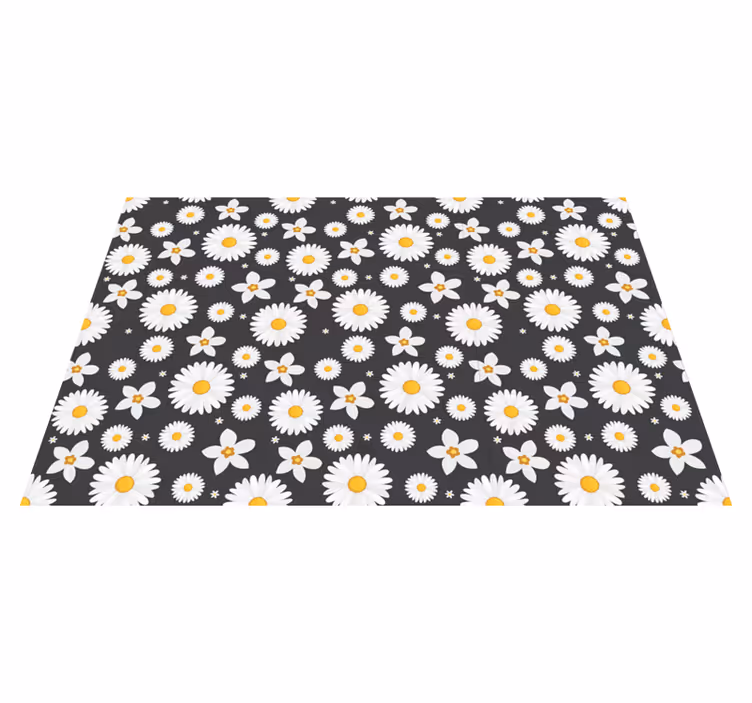 Daisy floral element teksturni pogrinjek - TenStickers