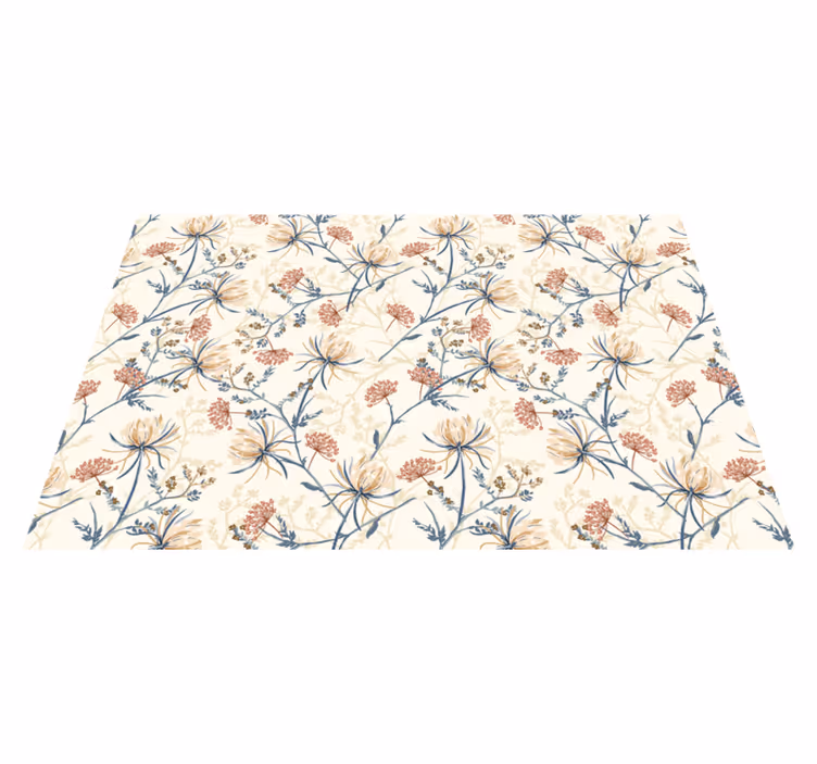 Floral motif tabletop izvirna jedilna podloga - TenStickers