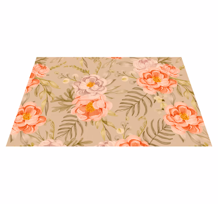 Floral pattern arrangement izvirna jedilna podloga - TenStickers