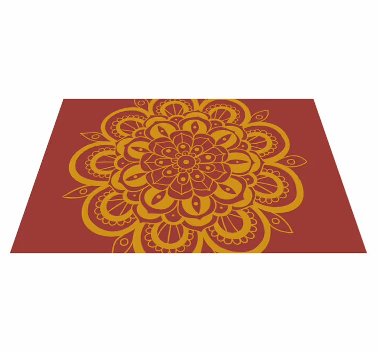 Elaborate floral motif izvirna jedilna podloga - TenStickers