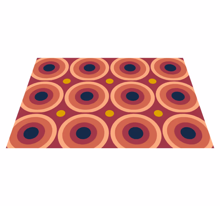 Geometric circular pattern izvirna jedilna podloga - TenStickers