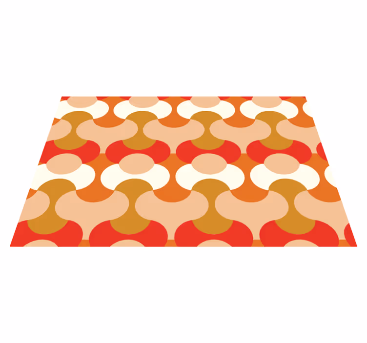Vibrant geometric motifs za sodobno mizo - TenStickers