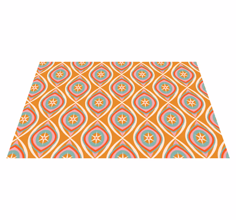 Colorful star pattern izvirna jedilna podloga - TenStickers
