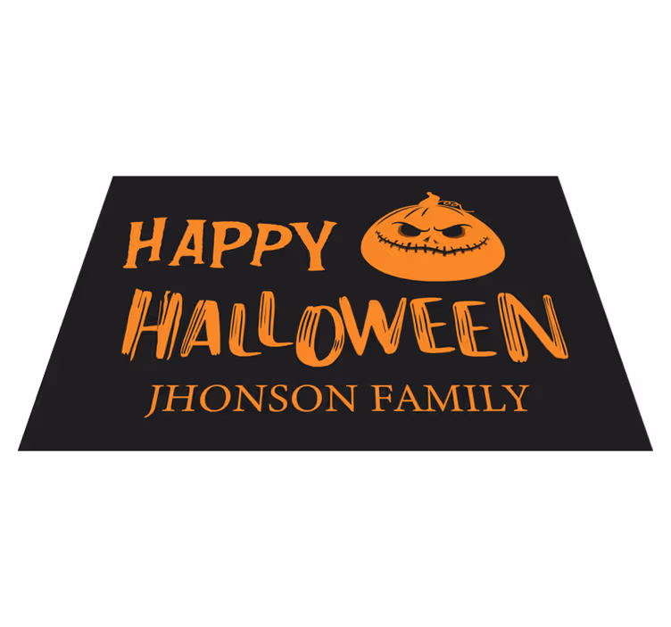 Halloween family greeting pogrinjek - TenStickers