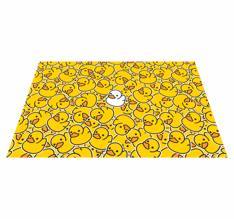 Duckling pattern display otroški pogrinjek za mizo - TenStickers