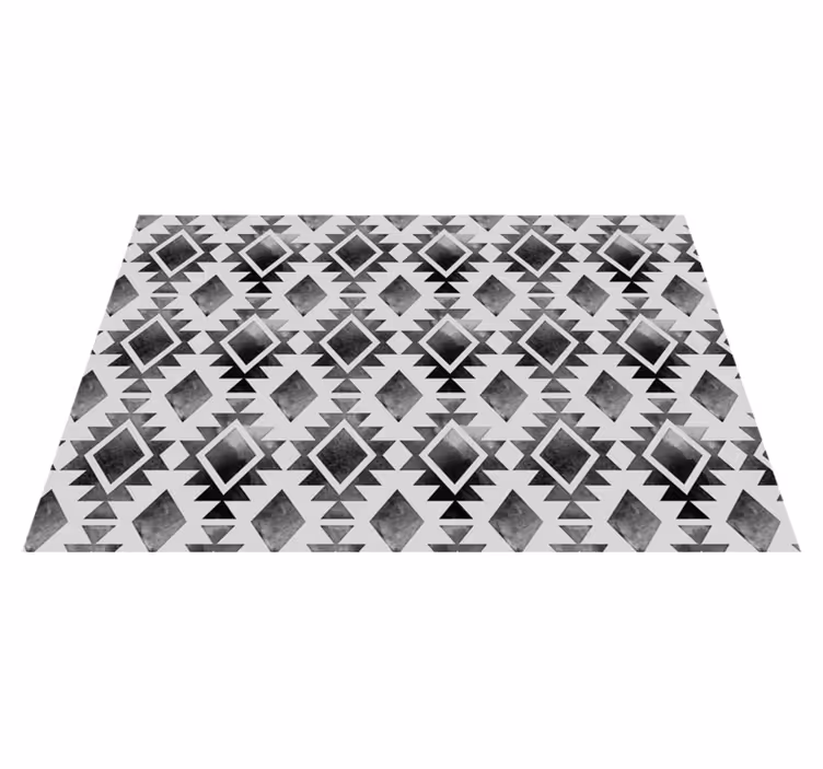 Geometric monochrome pattern teksturni pogrinjek - TenStickers