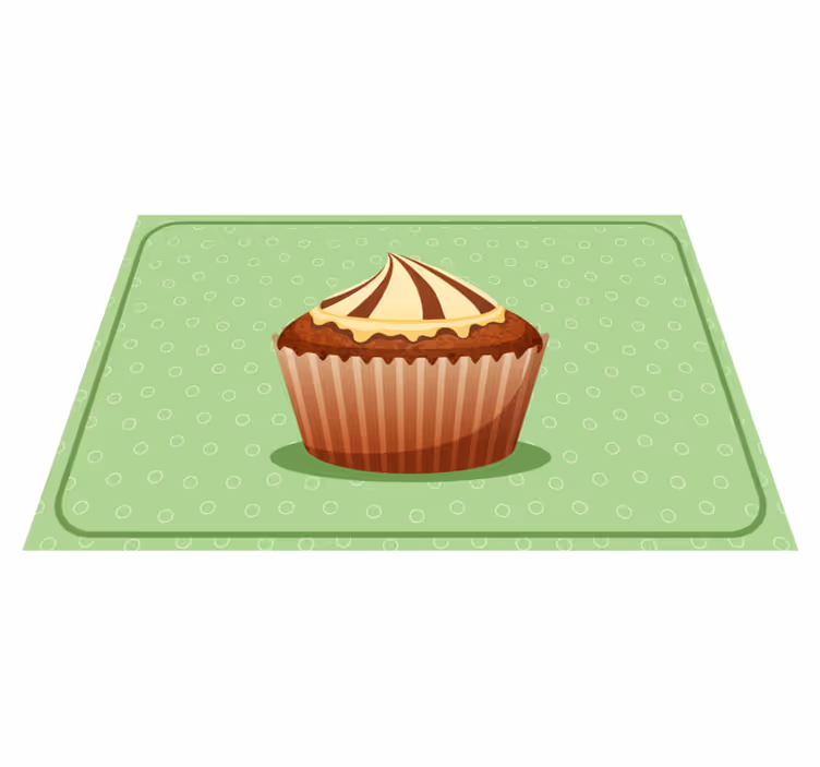 Cupcake graphic izvirna jedilna podloga - TenStickers