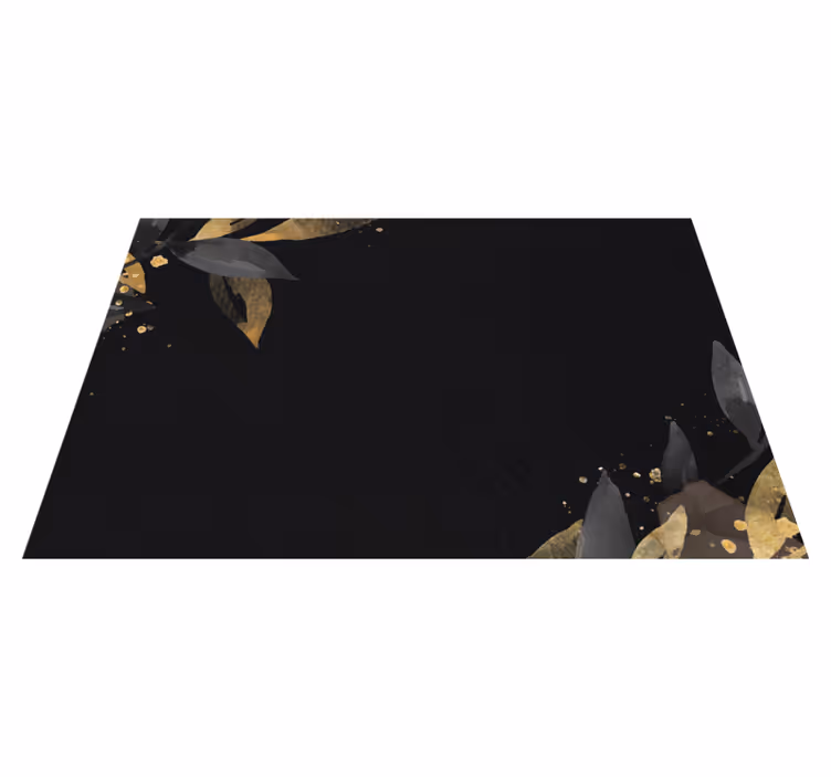 Refined leaf motifs elegantna pogrinjek - TenStickers