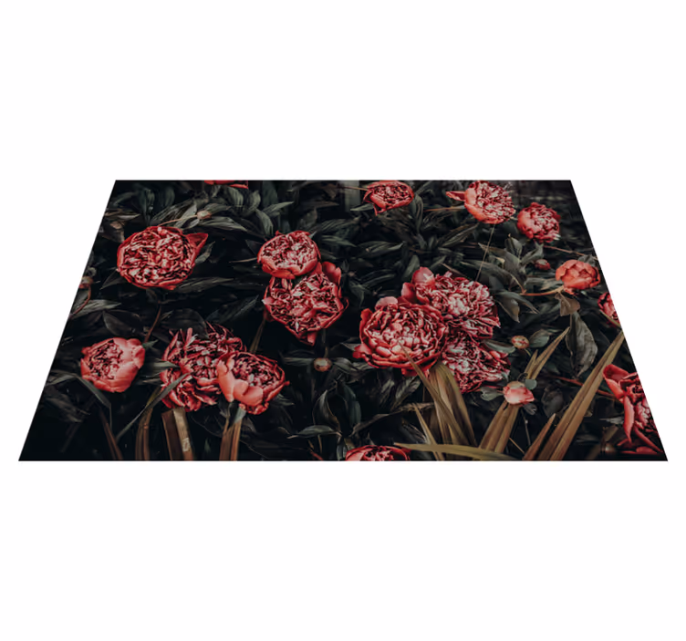 Vibrant floral display teksturni pogrinjek - TenStickers