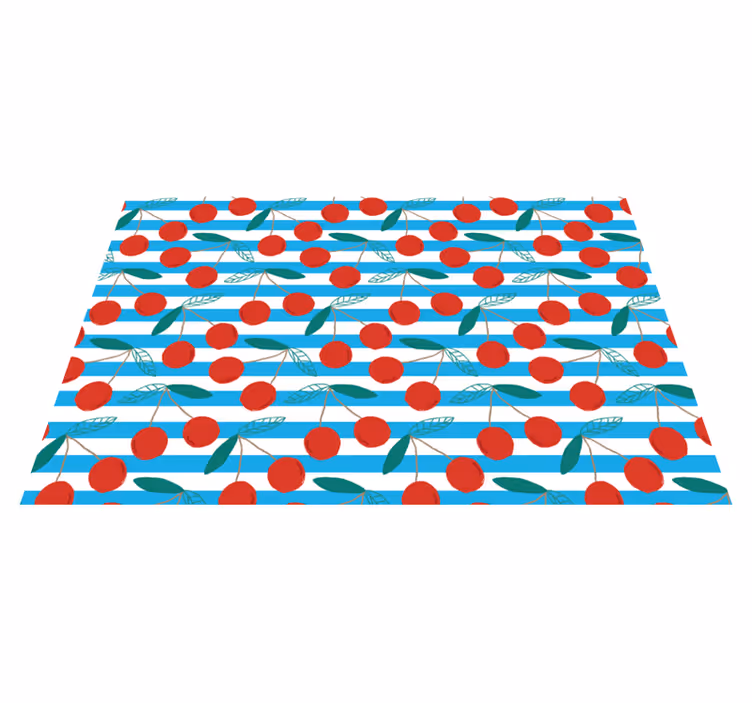 Cherry patterned surface izvirna jedilna podloga - TenStickers