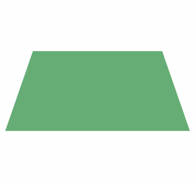 Sleek green platter za moderno pogrinjanje - TenStickers