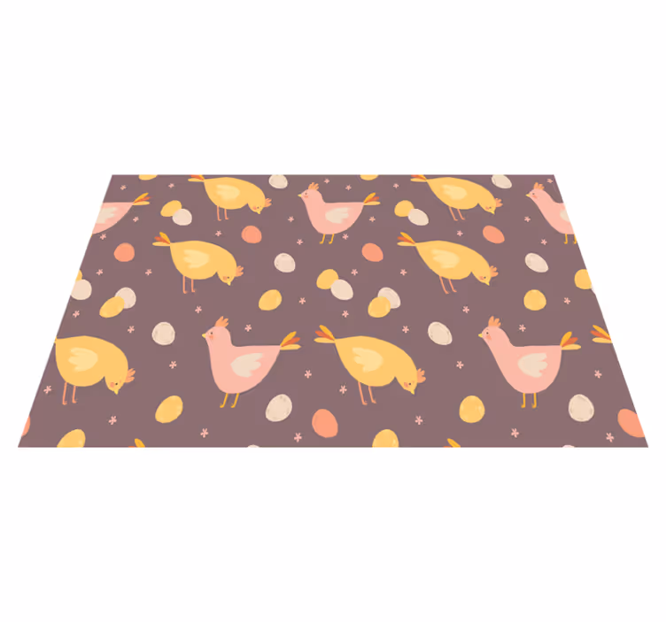 Charming bird pattern otroški pogrinjek za mizo - TenStickers