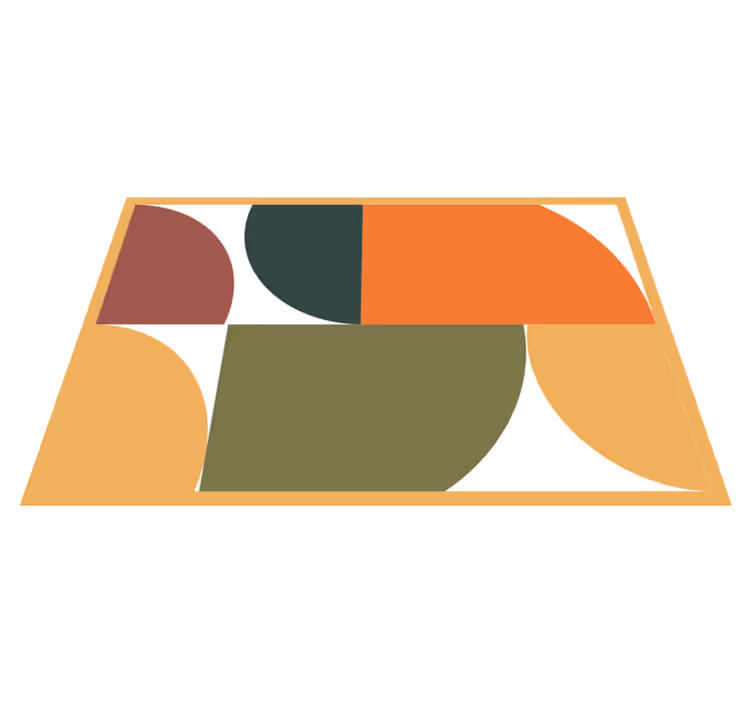 Stylish geometric shapes za moderno mizo - TenStickers