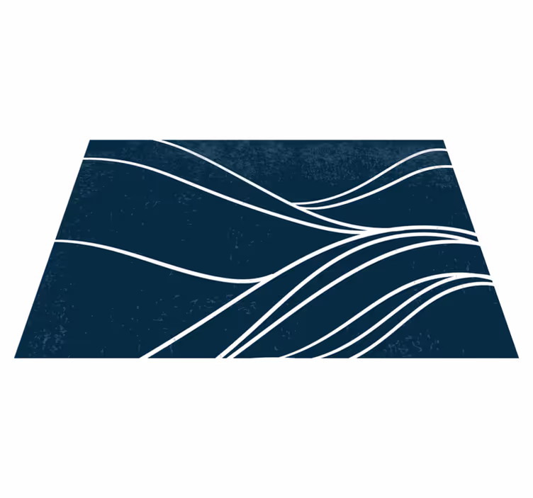 Elegant wave pattern moderno podstavki - TenStickers