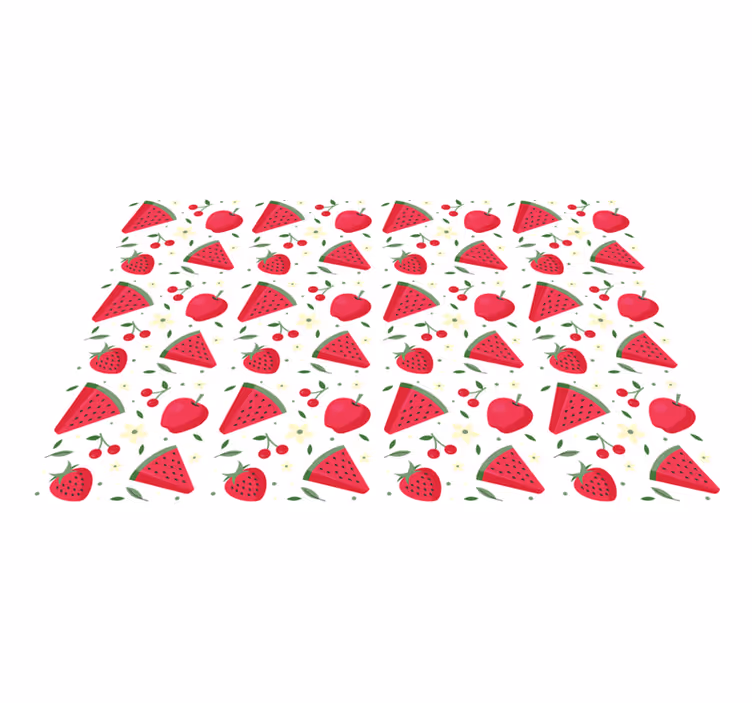 Pogrinec za mizo s sadnim rezinastim vzorcem - TenStickers