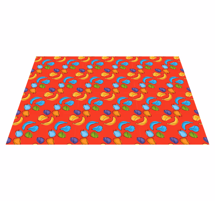 Colorful fruit pattern izvirna jedilna podloga - TenStickers