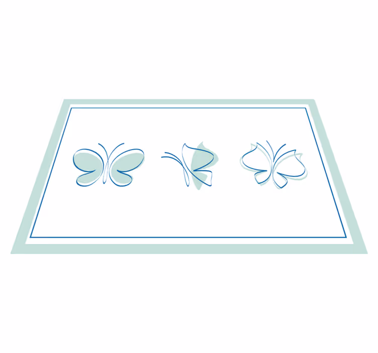 Elegant butterfly motifs izvirna jedilna podloga - TenStickers