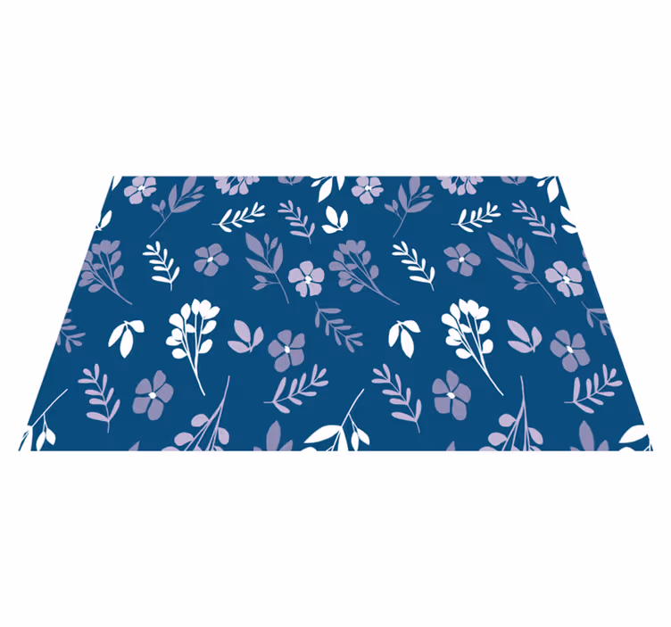 Botanical floral pattern teksturna pogrinjek - TenStickers