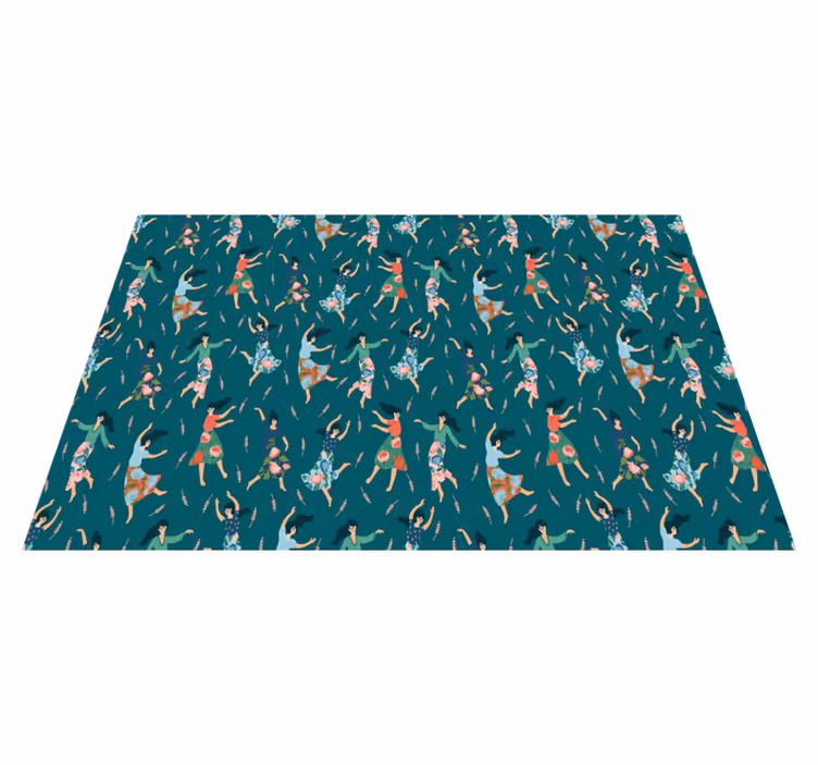 Dancing women motif izvirna jedilna podloga - TenStickers