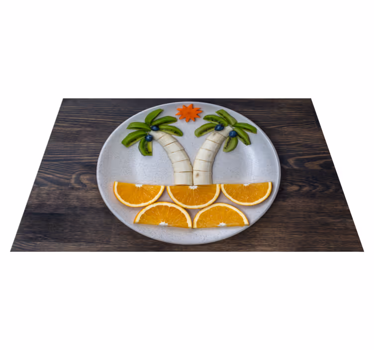 Tropical fruit arrangement izvirna jedilna podloga - TenStickers