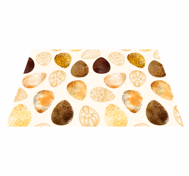 Elegant egg motif izvirna jedilna podloga - TenStickers