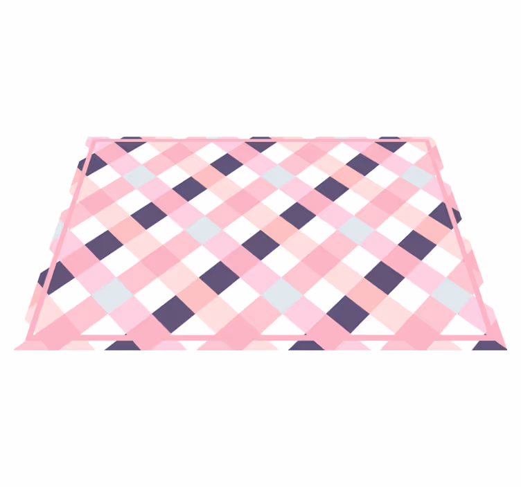 Plaid pattern with soft hues teksturni pogrinjek - TenStickers