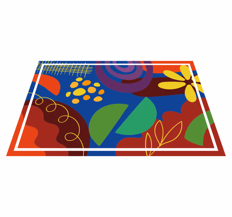 Striking geometric motifs izvirna jedilna podloga - TenStickers