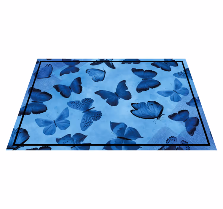 Butterfly pattern background teksturna pogrinjek - TenStickers