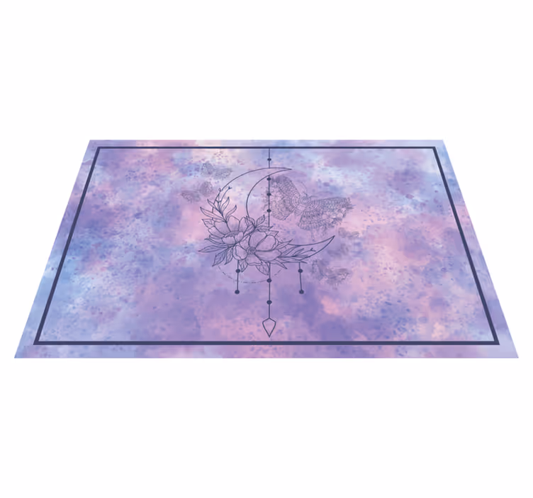 Metulji mandala moon metulji pogrinjki - TenStickers