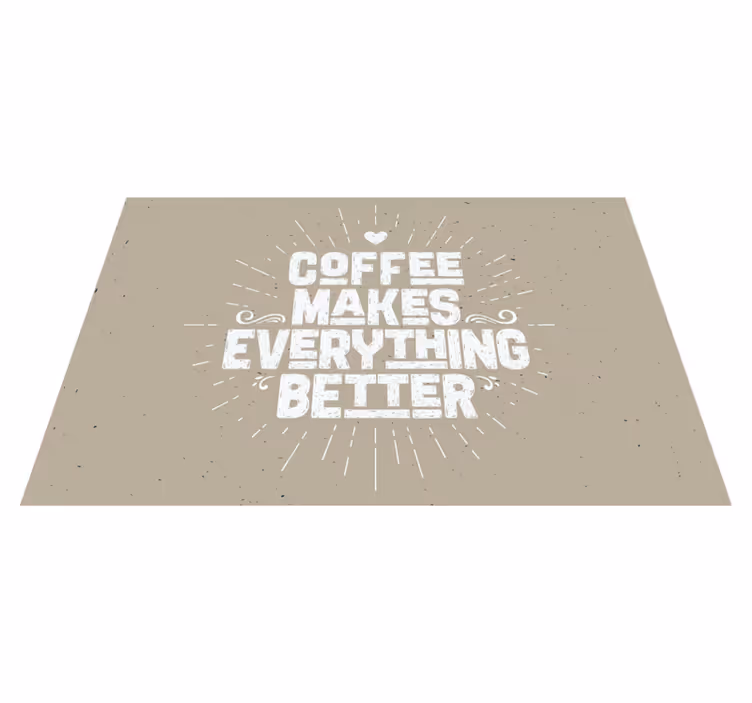 Coffee motivational quote pogrinjek s citati - TenStickers