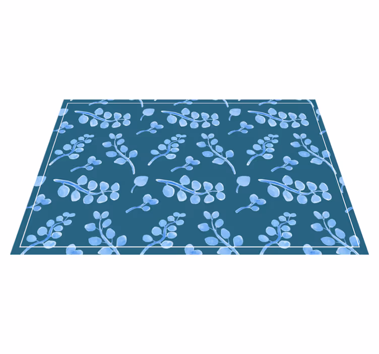 Botanical leaf element teksturna pogrinjek - TenStickers