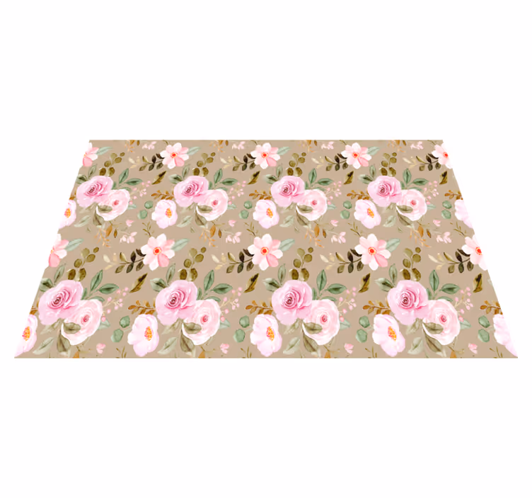 Botanical motif arrangement izvirna jedilna podloga - TenStickers