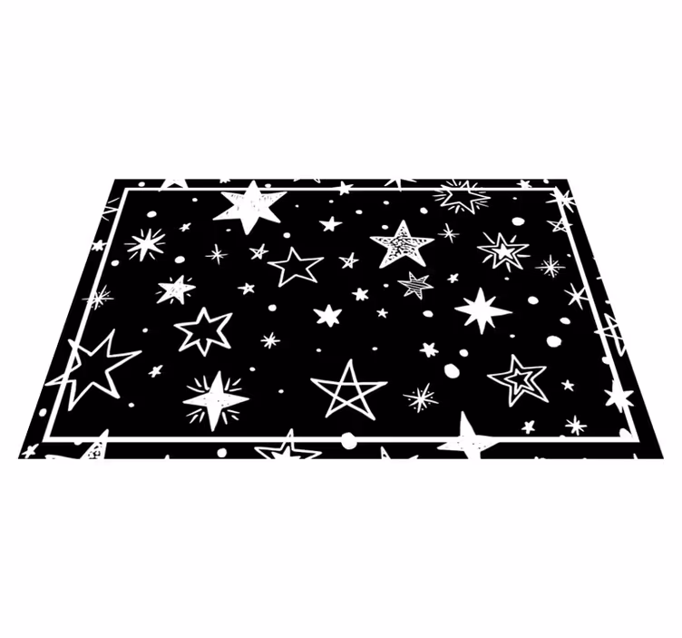Starry night pattern otroški pogrinjek za mizo - TenStickers