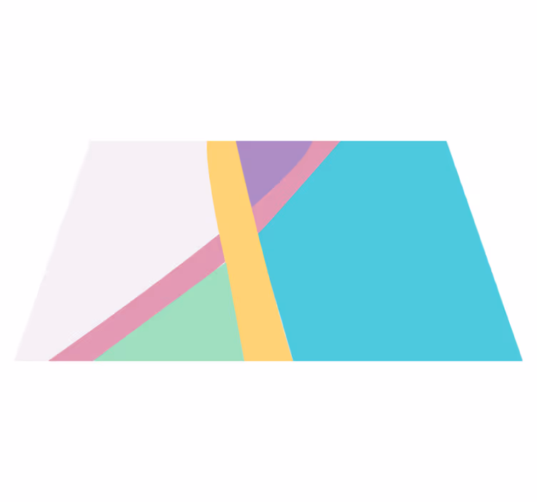 Abstract colorful layering sodobna podloga - TenStickers