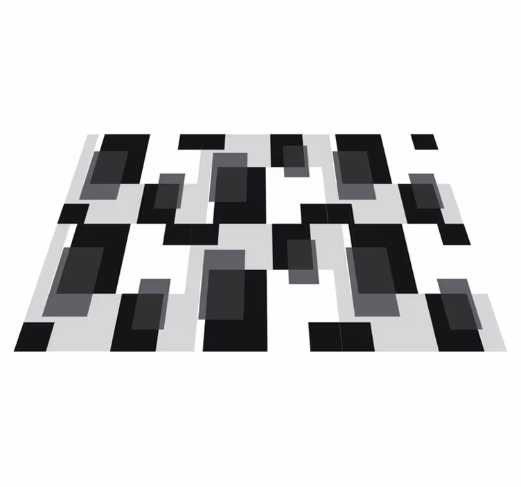 Contemporary geometric motif moderna prtina - TenStickers