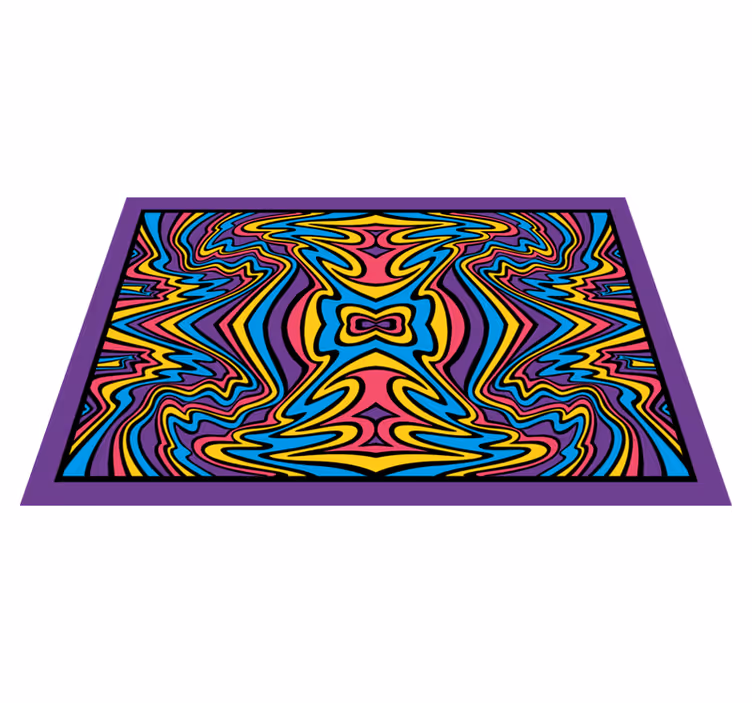 Colorful abstract swirls izvirna jedilna podloga - TenStickers