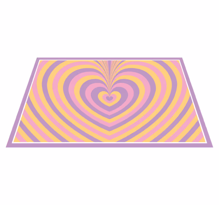Originalni pogrinjki psihedelic groovy heart - TenStickers