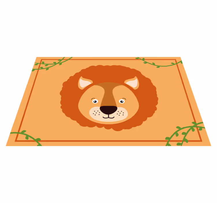 Lion head cute otroški pogrinjek za mizo - TenStickers