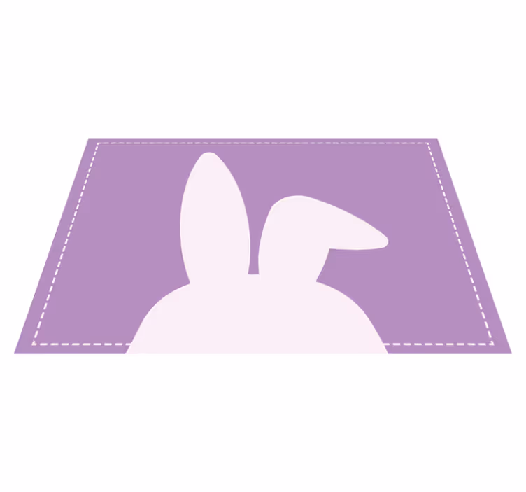 Ljubki zajčji ušesci otroški pogrinjki - TenStickers