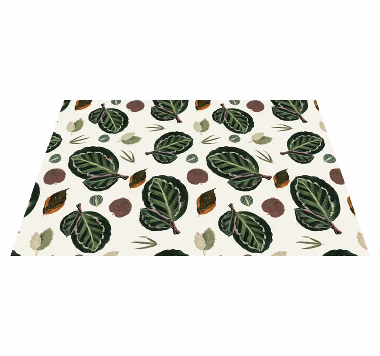 Leaf pattern elements teksturni pogrinjek - TenStickers