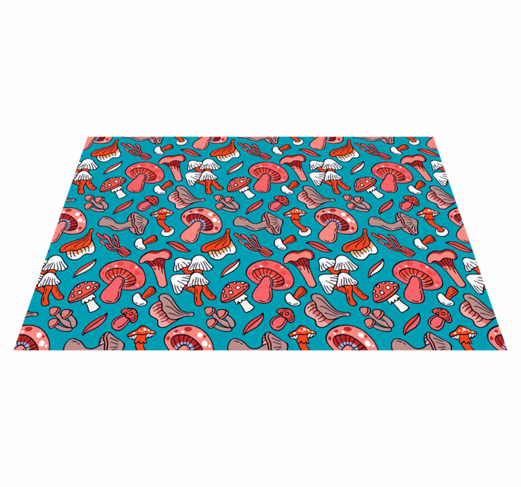 Lively mushroom concept izvirna jedilna podloga - TenStickers