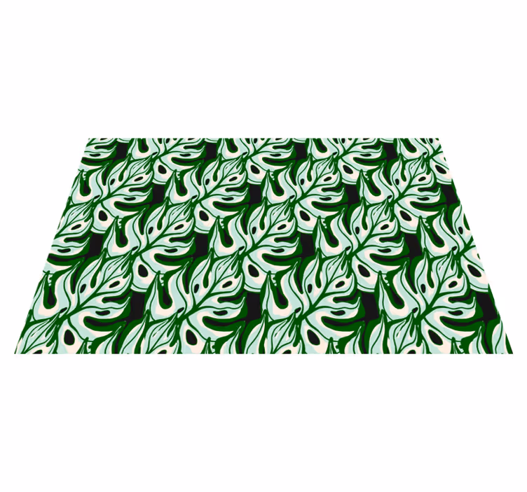 Lush leaf motif izvirna jedilna podloga - TenStickers
