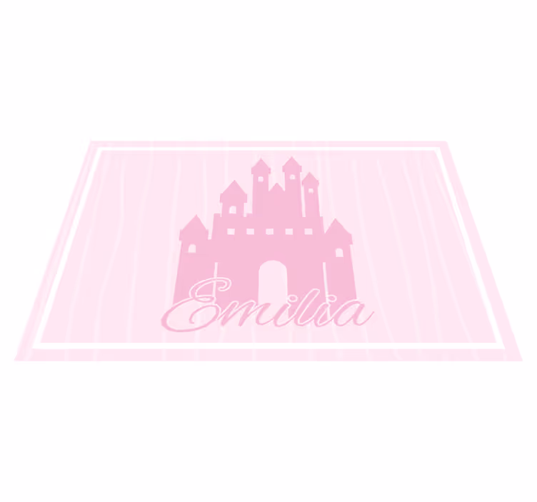 Castle themed design otroški pogrinjek za mizo - TenStickers