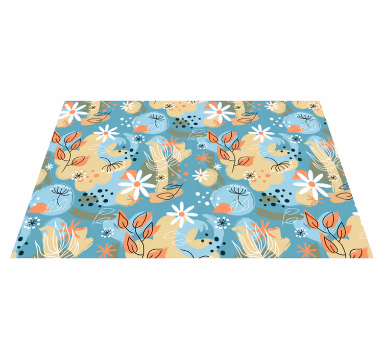 Floral inspired tabletop sodobno prekrivanje mize - TenStickers