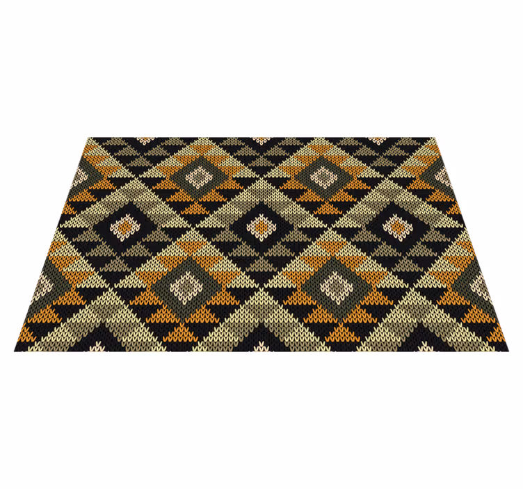 Chic geometric motif teksturni pogrinjek - TenStickers