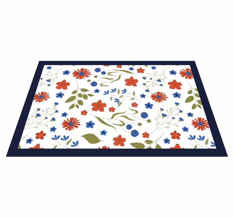 Floral pattern delight otroški pogrinjek za mizo - TenStickers