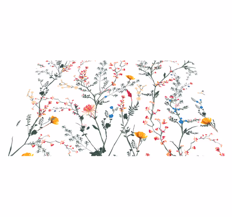 Floral pattern array izvirna jedilna podloga - TenStickers