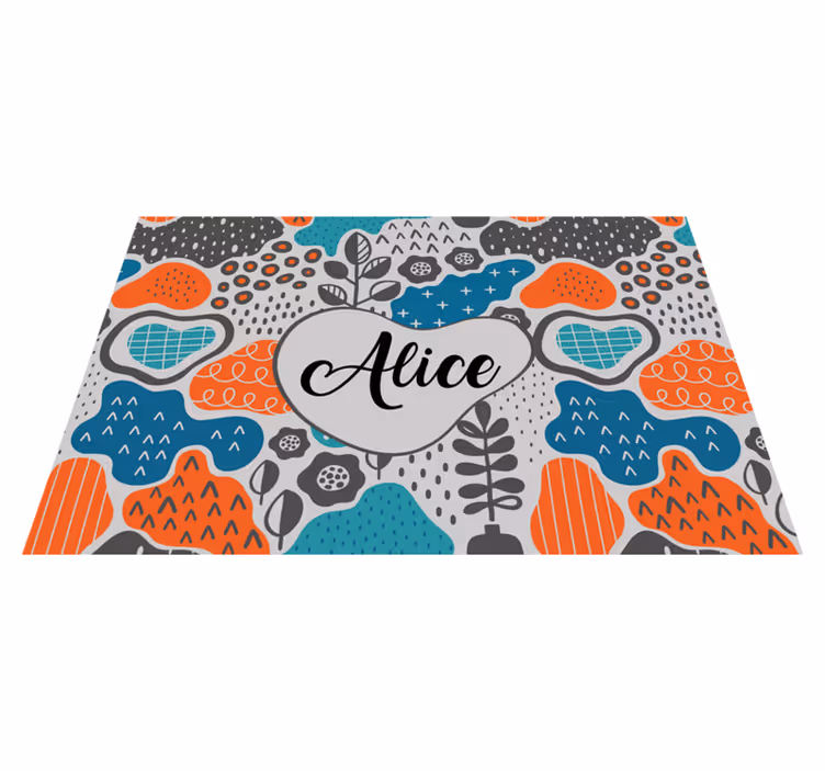 Whimsical name design pogrinjek z imenom - TenStickers