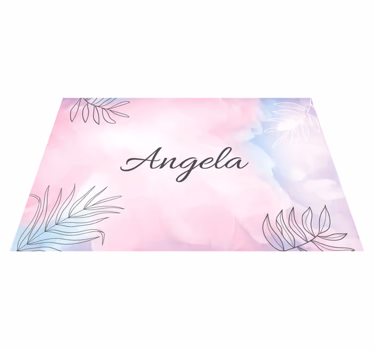 Elegant floral platter osebni pogrinjek - TenStickers