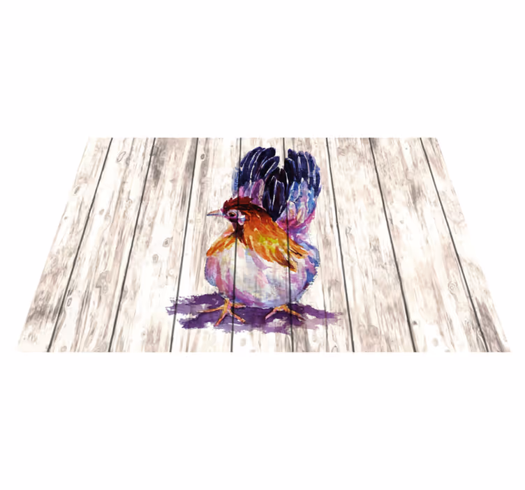 Colorful bird illustration izvirna jedilna podloga - TenStickers